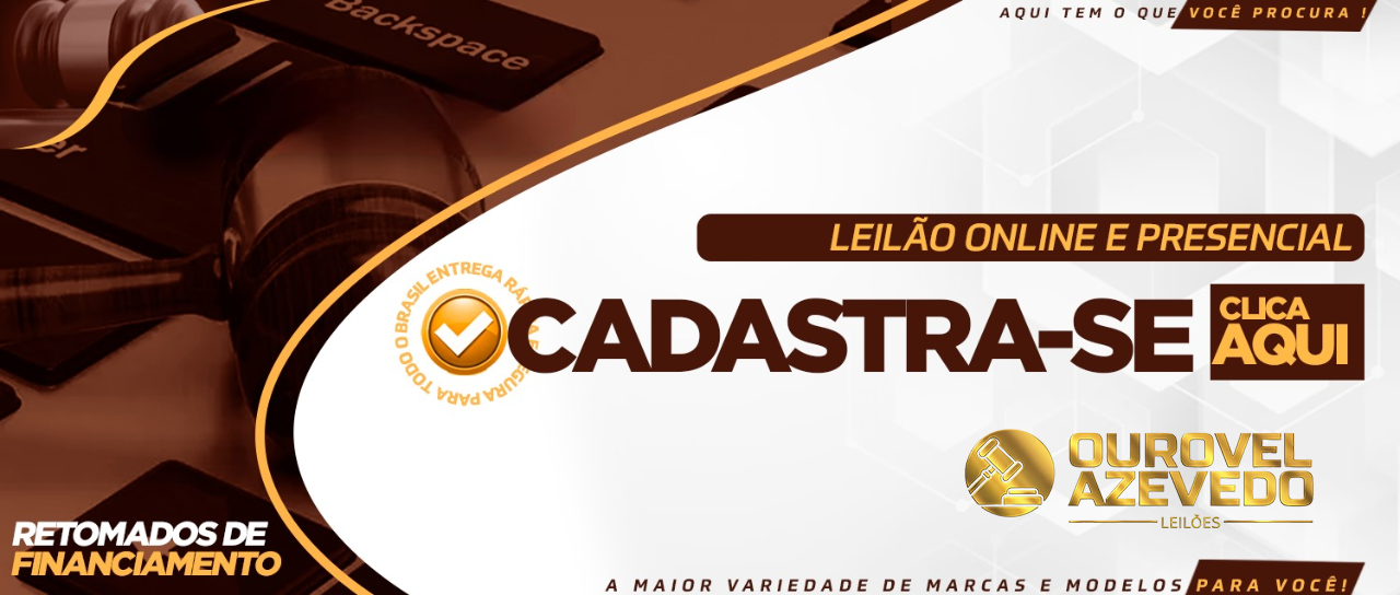 BEM VINDO - CADASTRE-SE