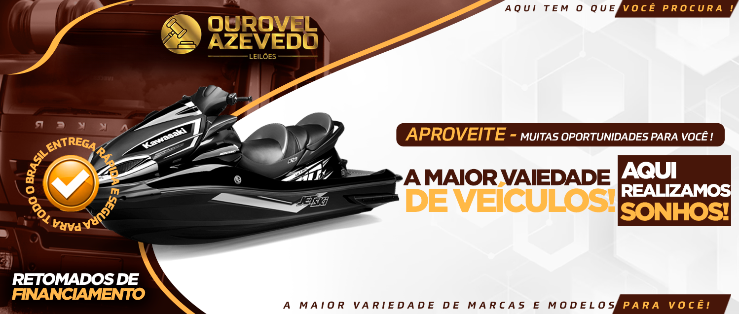 LEILÃO MOTOS AQUÁTICAS & EMBARCAÇÕES